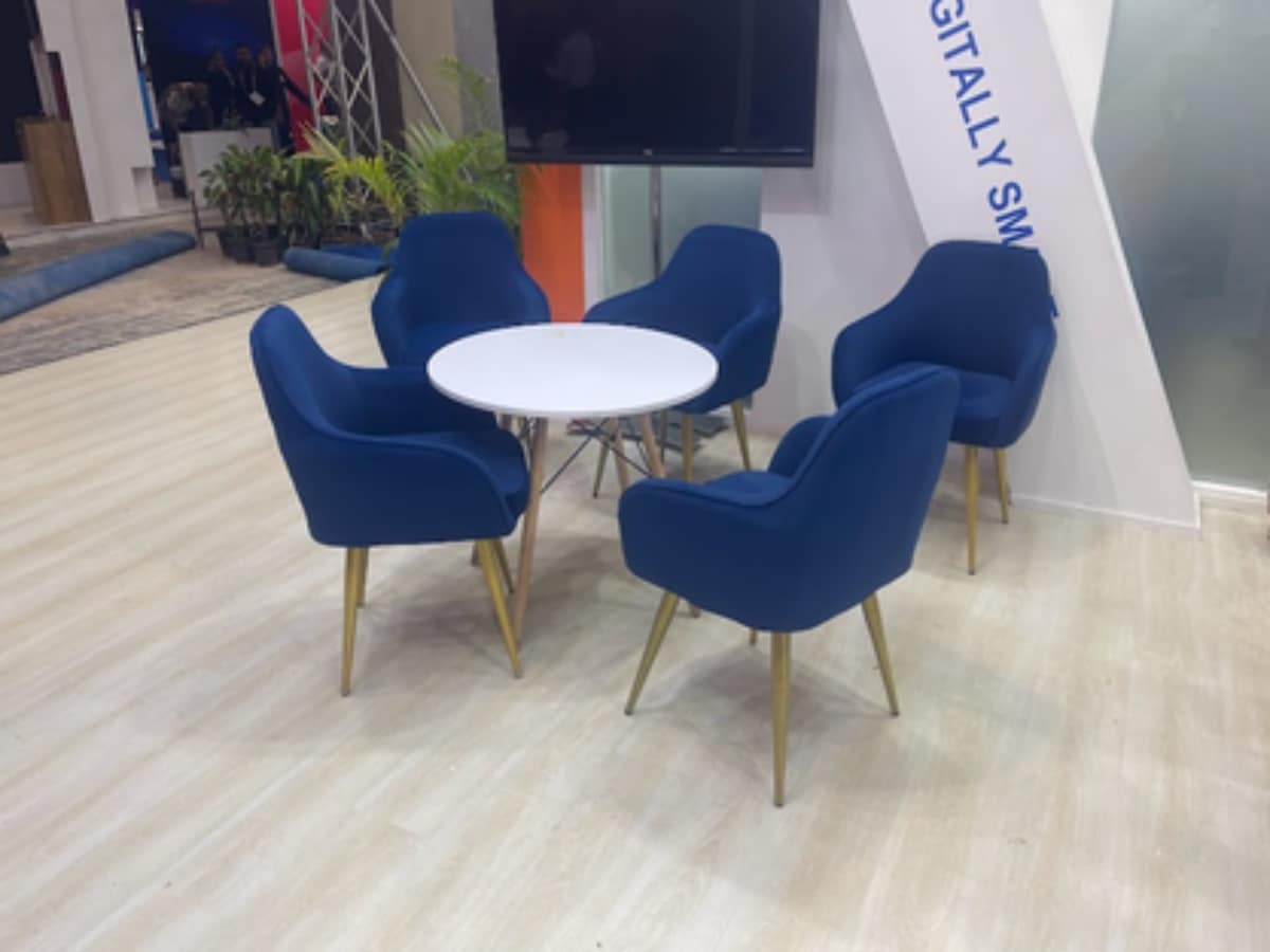 Berlin Blue Velvet Chair_Furniture For Events